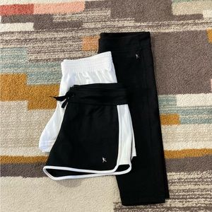 Danskin active capri and shorts sz Medium